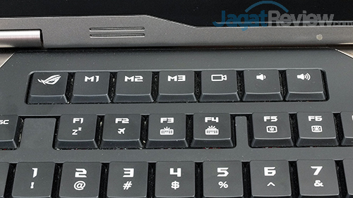 Review Notebook Gaming: ASUS ROG GX800VH 17 ASUS ROG GX800 Keyboard - Macro Keys