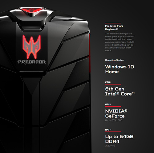 Ini Jajaran Mesin ‘Gahar’ Buat Gaming 4 Acer Predator G1 Specification