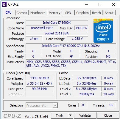 Review Prosesor AMD RYZEN 7 1800X 3 CPUz_6900K