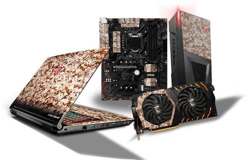 MSI Hadirkan Produk Gaming Series MSI Camo Squad