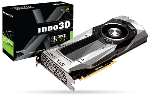 Parade VGA NVIDIA GeForce GTX 1080 Ti 5 INNO3D GTX 1080 Ti FE - 1480 1582 11010