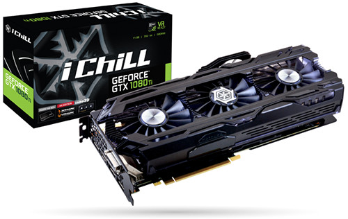 Parade VGA NVIDIA GeForce GTX 1080 Ti 8 INNO3D iChill GTX 1080 Ti X4 - 1569 1683 11400