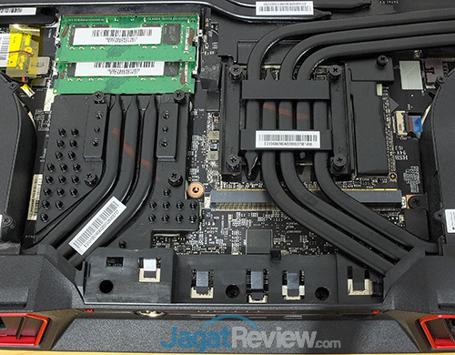 Review Notebook Gaming: MSI GT73VR 6RE Titan 17 MSI GT73VR 6RE Titan CPU & GPU Heatsink