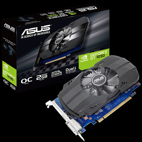 ASUS Phoenix GT 1030 OC 2 GB GDDR5 Gaming 1252 1505 OC 1278 1531 6008