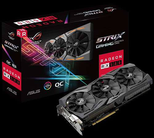 ASUS ROG STRIX RX 580 8 GB OC EDITION Gaming 1360 OC 1380 8000