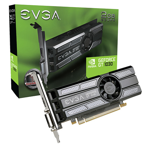 EVGA GeForce GT 1030 SC Low Profile 2 GB GDDR5 1290 1544 6008