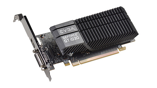 EVGA GeForce GT 1030 SC Passive Low Profile 2 GB GDDR5 1290 1544 6008