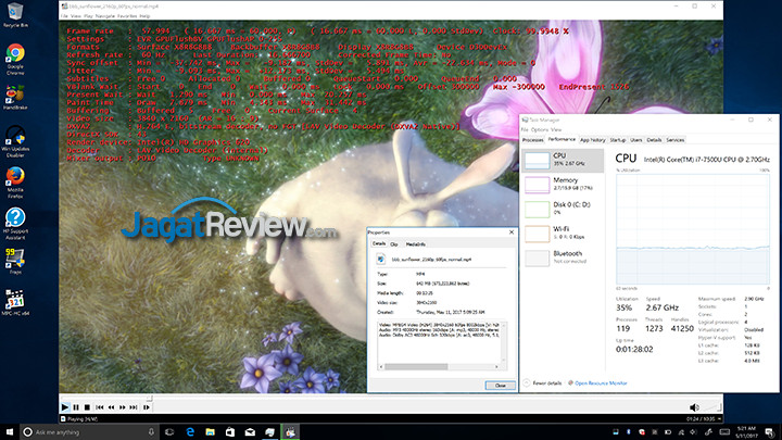 Notebook Tipis Harus Bisa Olah Video 4K 5 HP Spectre x360 MPCHC 4K60 QSV On Usage (Laptop)