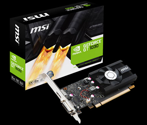 MSI GT 1030 2G LP OCV1 1265 1518 6008