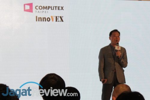 Perwakilan TCA saat memberikan sambutan di acara pembukaan Computex 2017.