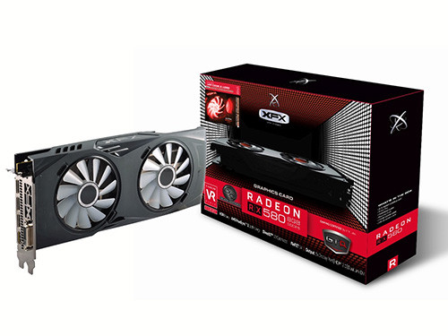 XFX RX 580 GTR Black Edition 8 GB Crimson - Best Buy True Clock 1405 8000 OC+ Capable Clock 1425 8100