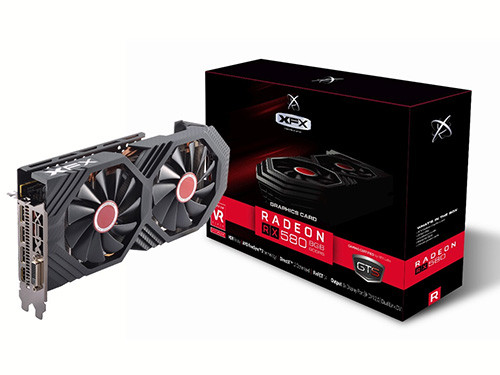 XFX RX 580 GTS Black Core Edition 8 GB True Clock 1386 8000 OC+ Capable Clock 1405 8100