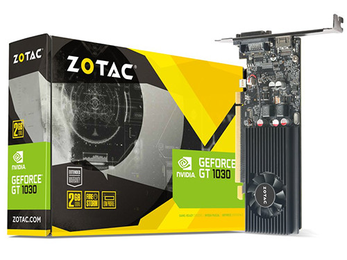 Zotac GT 1030 2 GB GDDR5 1227 1468 6000