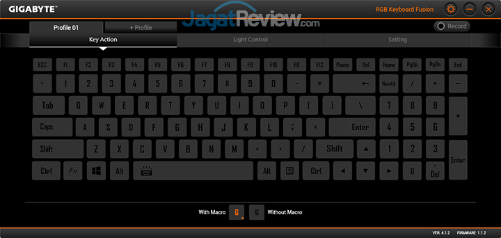 Gigabyte Aero 15 RGB Keyboard Fusion 01