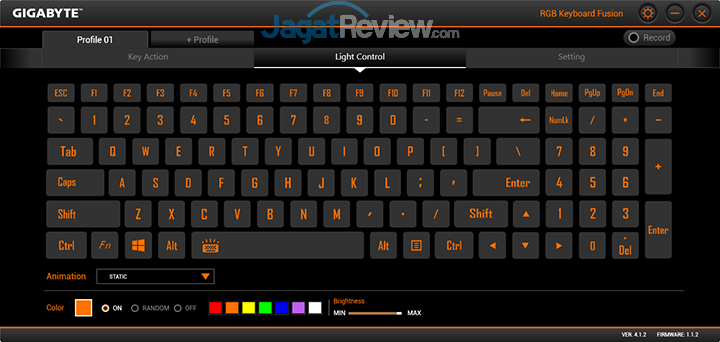 Gigabyte Aero 15 RGB Keyboard Fusion 02