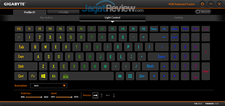 Gigabyte Aero 15 RGB Keyboard Fusion 04