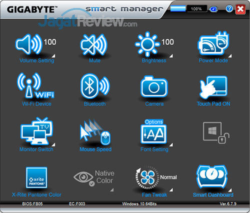 Gigabyte Aero 15 Smart Manager 01