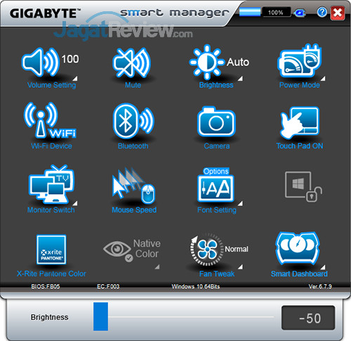 Gigabyte Aero 15 Smart Manager 03