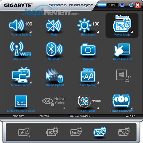 Gigabyte Aero 15 Smart Manager 08