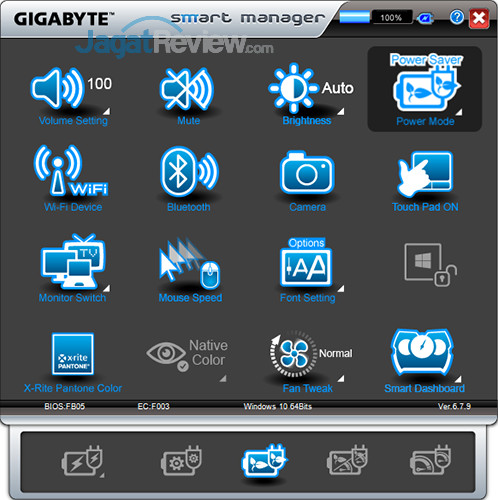 Gigabyte Aero 15 Smart Manager 09