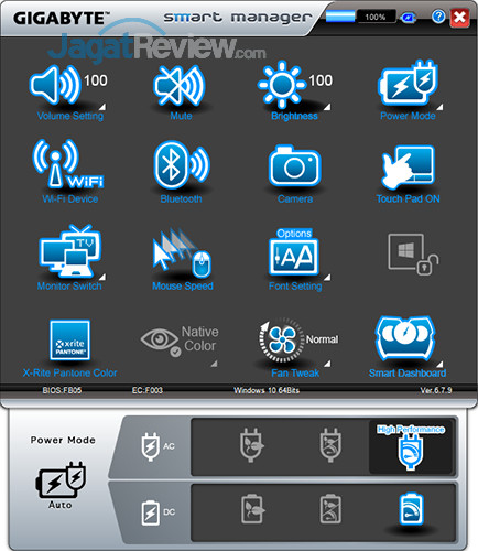 Gigabyte Aero 15 Smart Manager 12