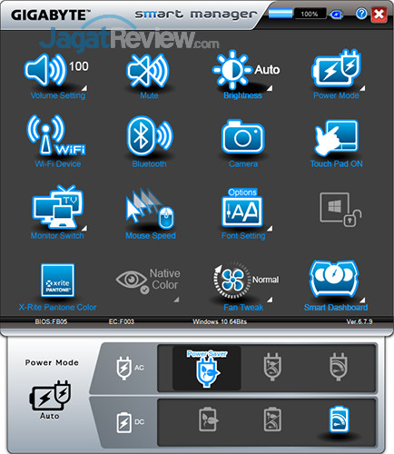 Gigabyte Aero 15 Smart Manager 14