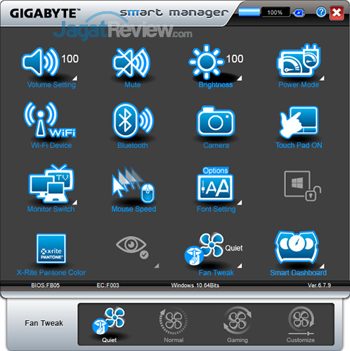 Gigabyte Aero 15 Smart Manager 27