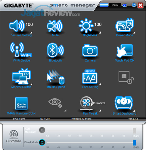 Gigabyte Aero 15 Smart Manager 31