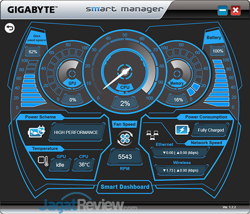 Gigabyte Aero 15 Smart Manager 32