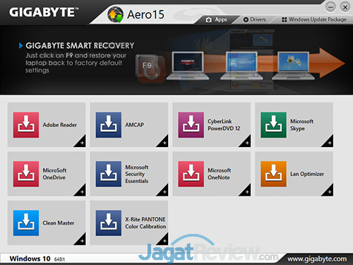 Gigabyte Aero 15 Smart Update 03