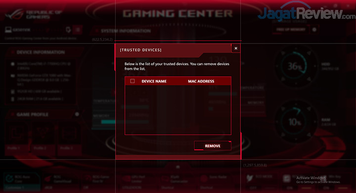 ASUS GX501 Gaming Center - Trusted Device