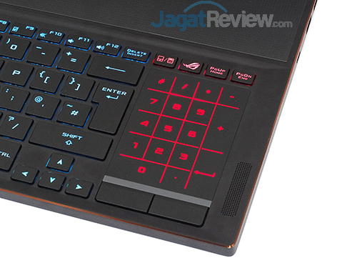 Review ASUS ROG ZEPHYRUS (GX501): Super Kencang & Tipis 15 ASUS GX501 Touchpad - Numpad Mode