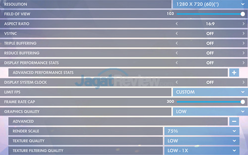HP 15-bw072ax Overwatch Setting