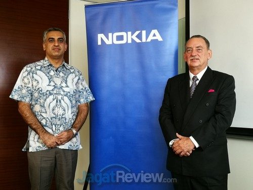 Robert Cattanach, President Director, Indonesia, Nokia dan Danial Mausoof, Head of Strategic Marketing, Asia Pacific and Japan.