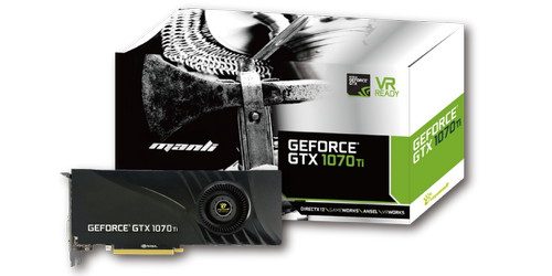 Manli GeForce GTX 1070Ti with Blower Fan
