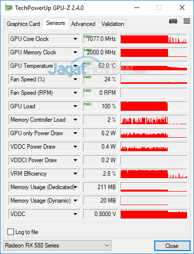 ASUS GL702ZC GPUZ Sensor