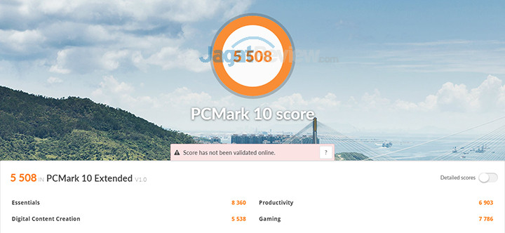 ASUS GL702ZC PCMark 10