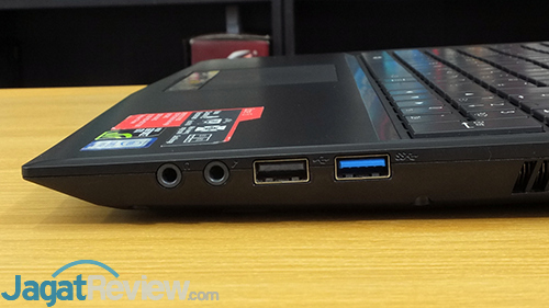 Review Gigabyte Sabre 15 Core i5: Laptop Gaming Murah dengan Keyboard RGB 6 Gigabyte Sabre 15 Connectors Right