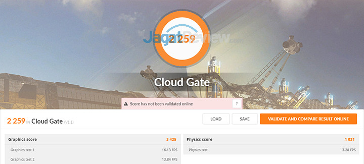 Review Lenovo IdeaPad 120S-14IAP: Laptop Murah 3 Jutaan dengan SSD & Windows 10 34 Lenovo IdeaPad 120S 3DMark Cloud Gate