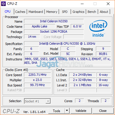 Lenovo IdeaPad 120S CPUZ 01