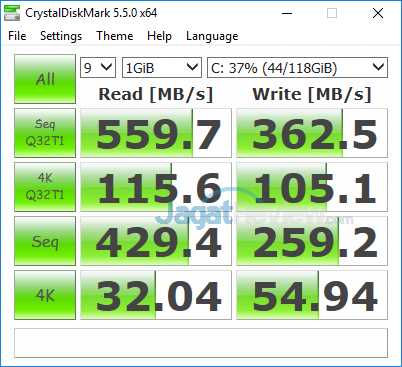 Review Lenovo IdeaPad 120S-14IAP: Laptop Murah 3 Jutaan dengan SSD & Windows 10 19 Lenovo IdeaPad 120S Crystal Disk Mark