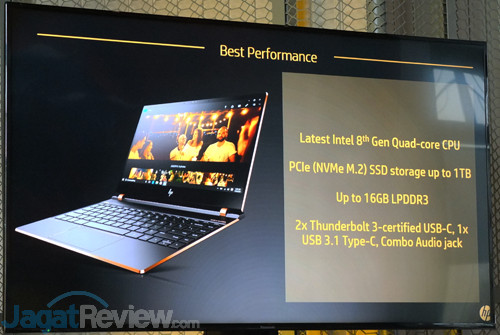 Laptop HP Spectre Tebaru: Tetap Tipis & Makin Kencang dengan Core i 8th Gen 7 HP Spectre Launch Intel 8th Gen 08