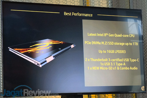 Laptop HP Spectre Tebaru: Tetap Tipis & Makin Kencang dengan Core i 8th Gen 14 HP Spectre Launch Intel 8th Gen 14