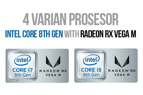 Feat. Core 8th Gen with Radeon RX Vega M