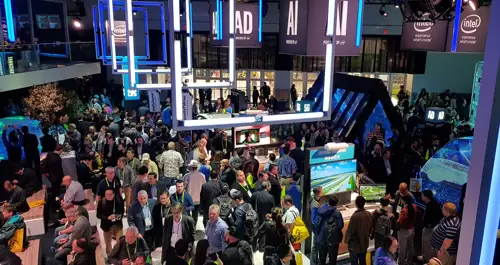 Intel CES2018 booth