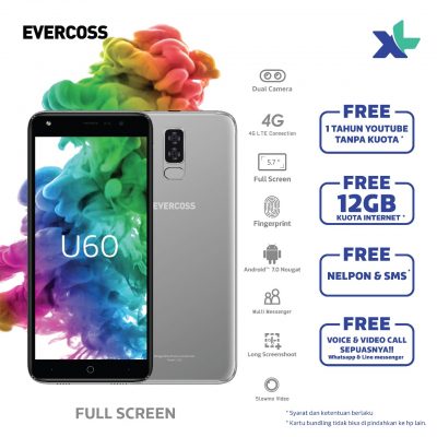 Evercoss Siapkan U60, Smartphone FullView Display Harga Sejutaan 12 foto 1