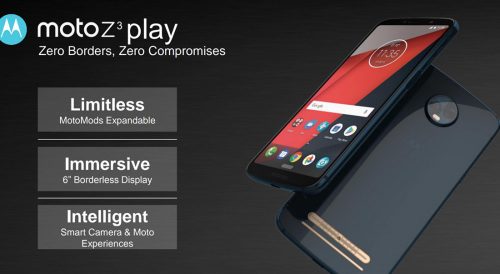 Moto Z3 dan Z3 Play akan Hadir dengan Layar Bezeless 3 opMoto Z3 Play