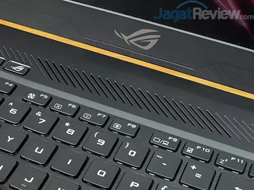 ASUS GL503VD Ventilation Keyboard Area