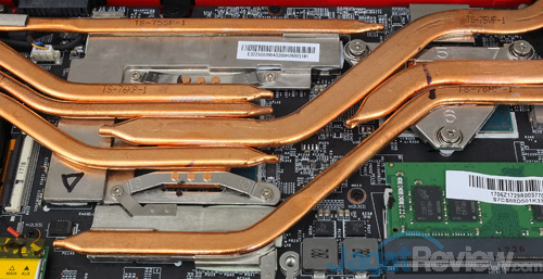 MSI GE63VR 7RF Cooler Baseplate Heatpipe