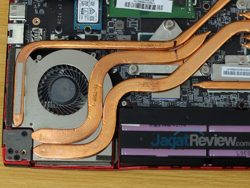 MSI GE63VR 7RF Cooler CPU Side